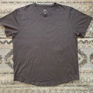 Perk Faded Charcoal Gray SS Pima Cotton Shirt XL